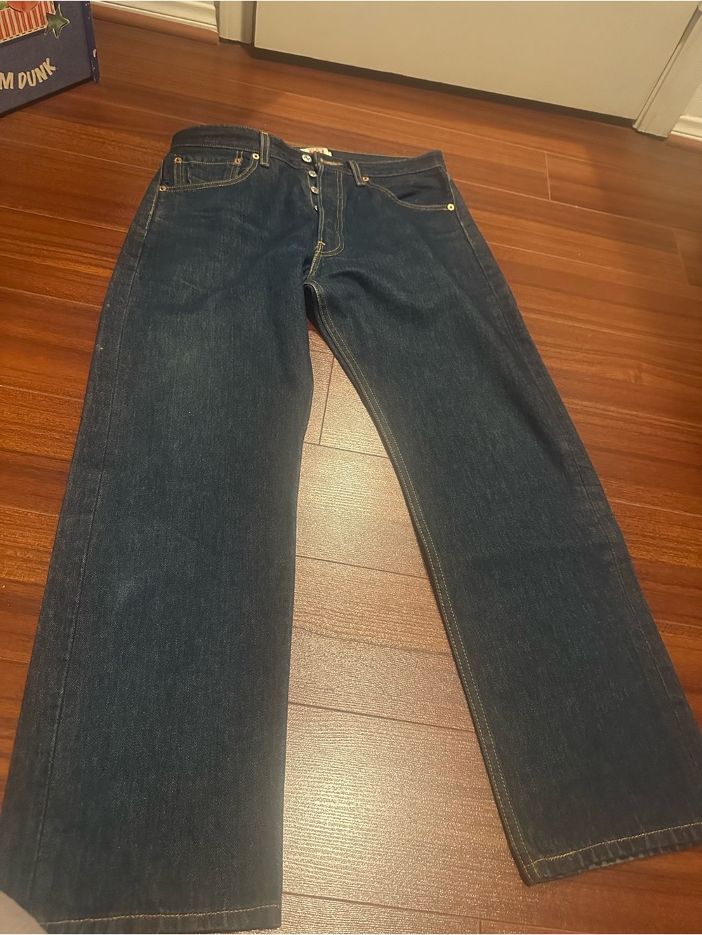 Levi's Dark Indigo Straight Jeans